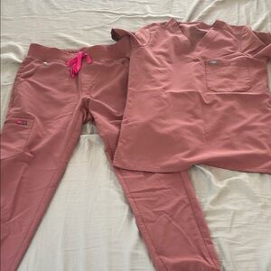 Figs scrub set Mauve